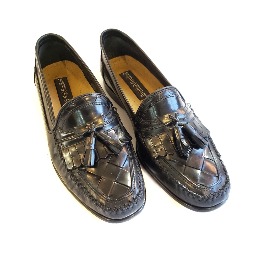 8 Giorgio Brutini Le Glove Leather Tassel Loafer